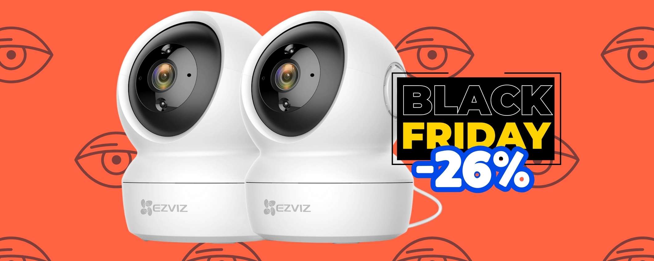 Sicurezza BIS con telecamere WiFi 1080p multifunzione (39€)