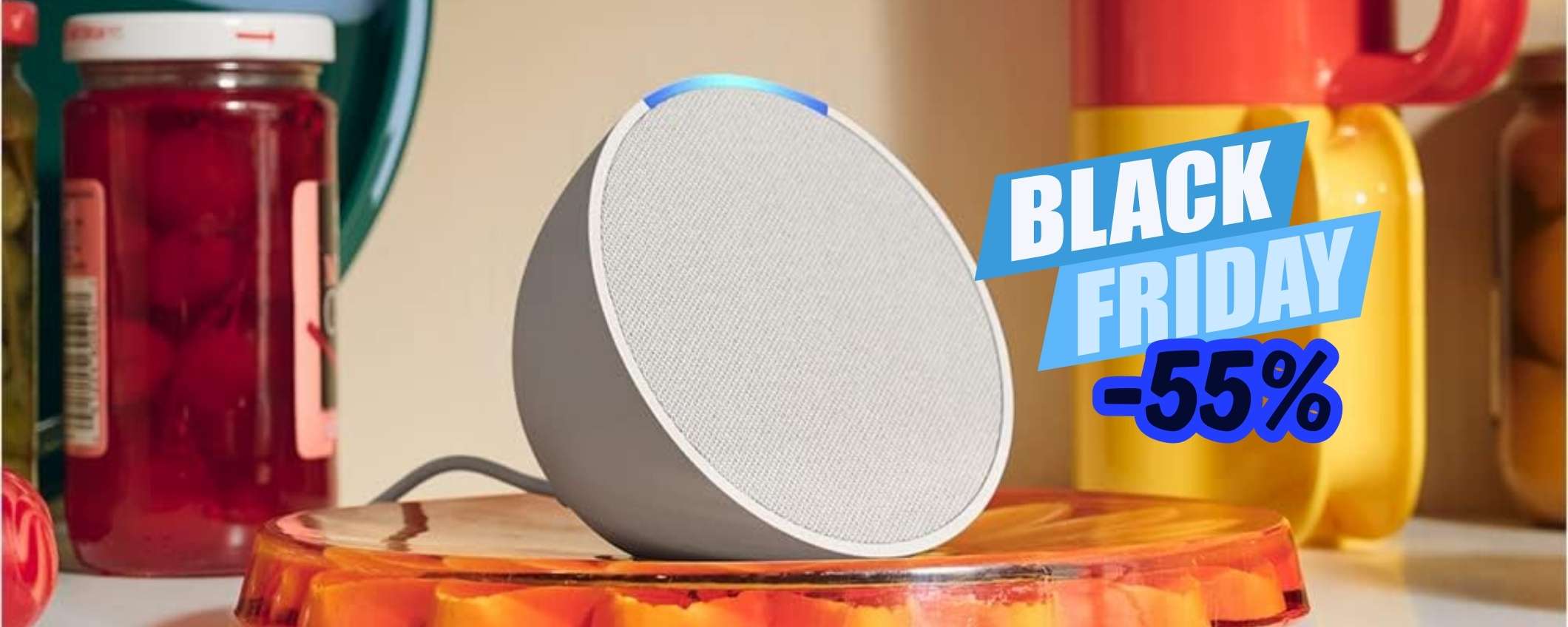 Rendere casa smart con Echo POP, occasione con sconto del 55%