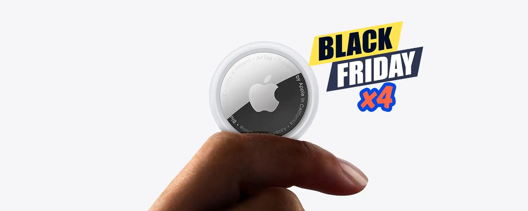 4 AirTag per non perdere di vista niente di tuo: sconto 31%