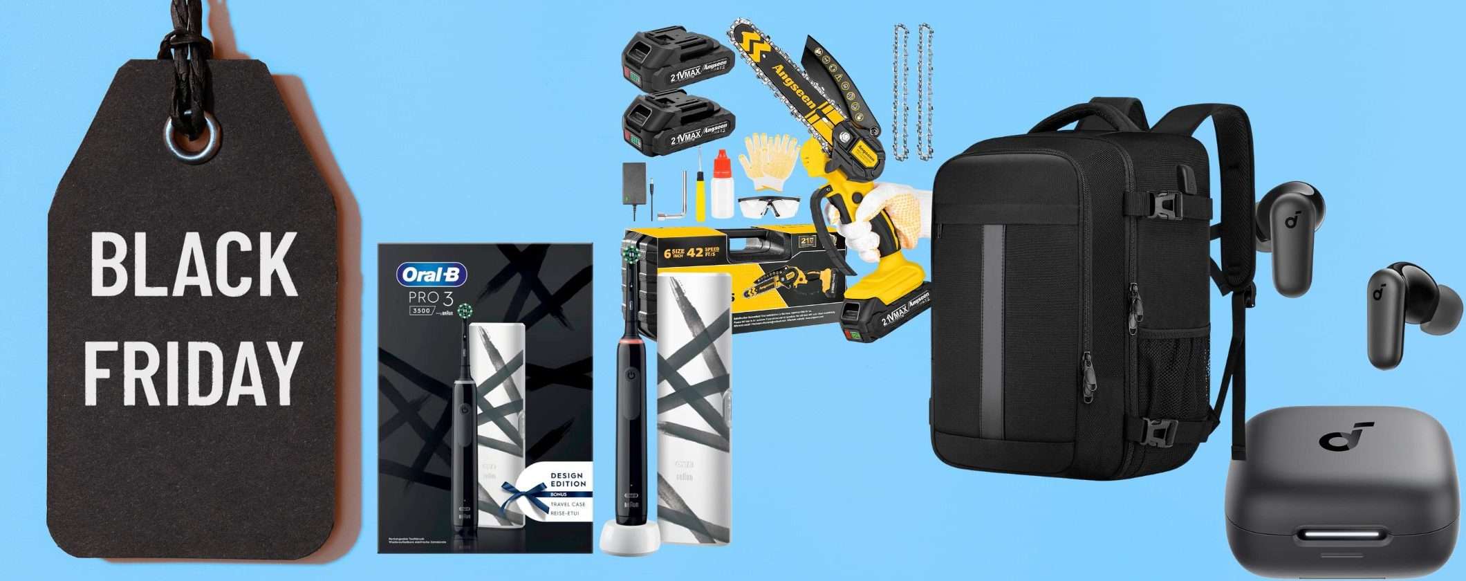 Anticipo di Black Friday Amazon, promo BOMBA del 18/11: tutto da 10€ a 45€