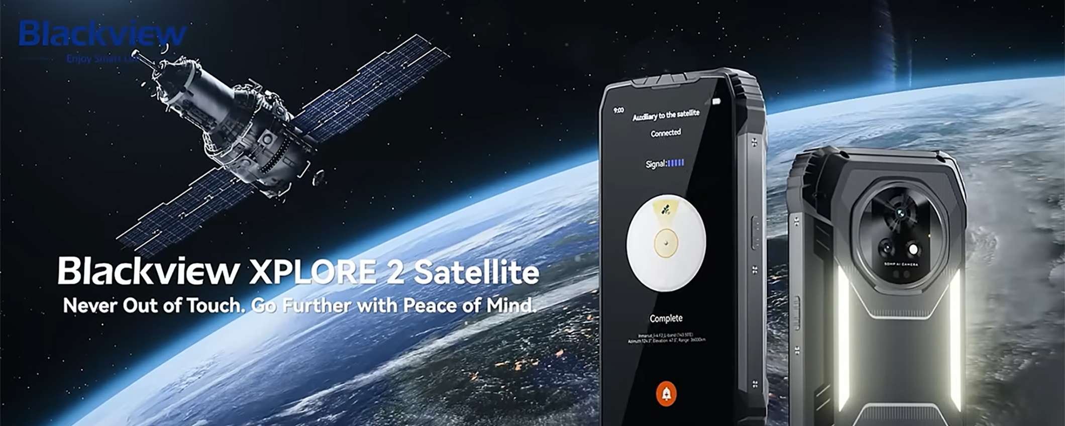 Blackview Xplore 2 Satellite: il primo smartphone rugged con voce via satellite in super offerta
