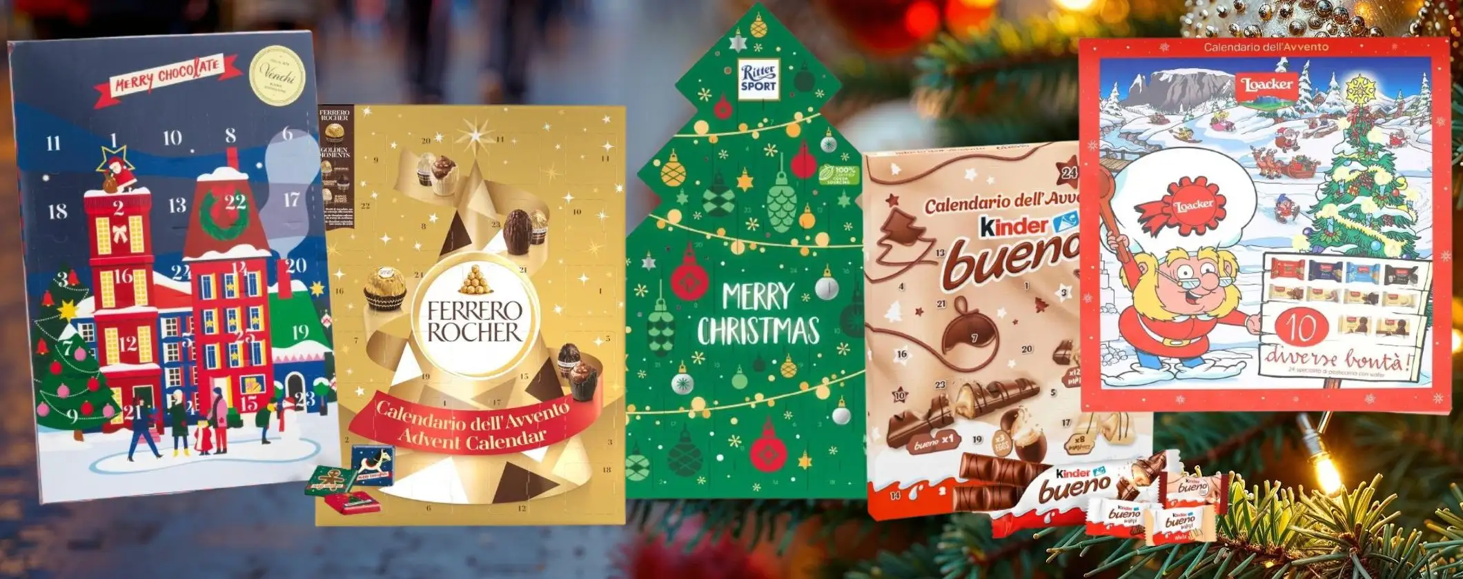 Calendari dell'Avvento da 10,99€ su Amazon: Kinder, Loaker, Venchi e non solo