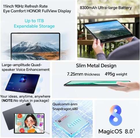 Caratteristiche HONOR Pad