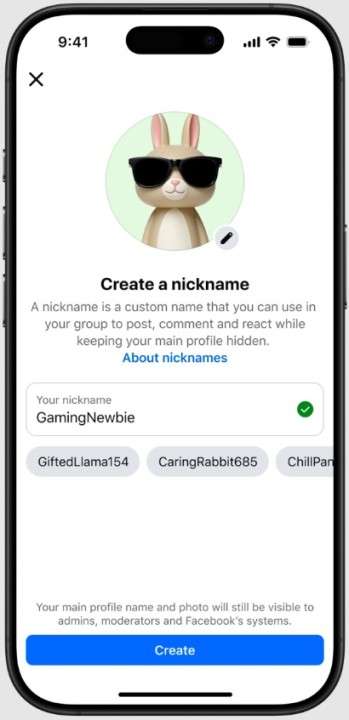Facebook nickname gruppi