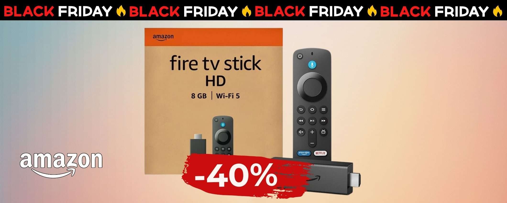 Non buttare la vecchia TV: rendila Smart con 26€ grazie al nuovo Fire TV Stick HD (-40%)