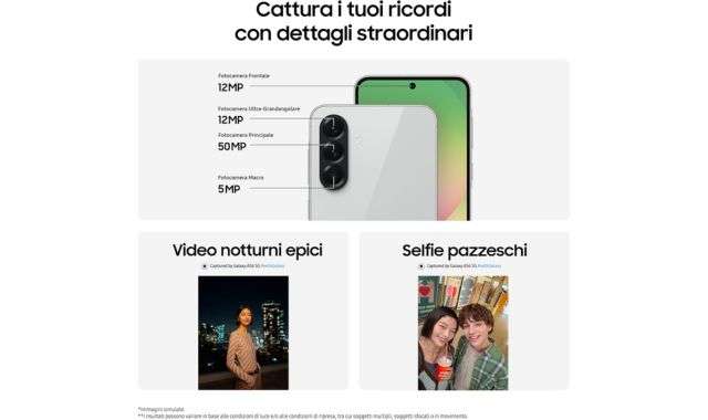 Fotocamere Samsung Galaxy A56 5G