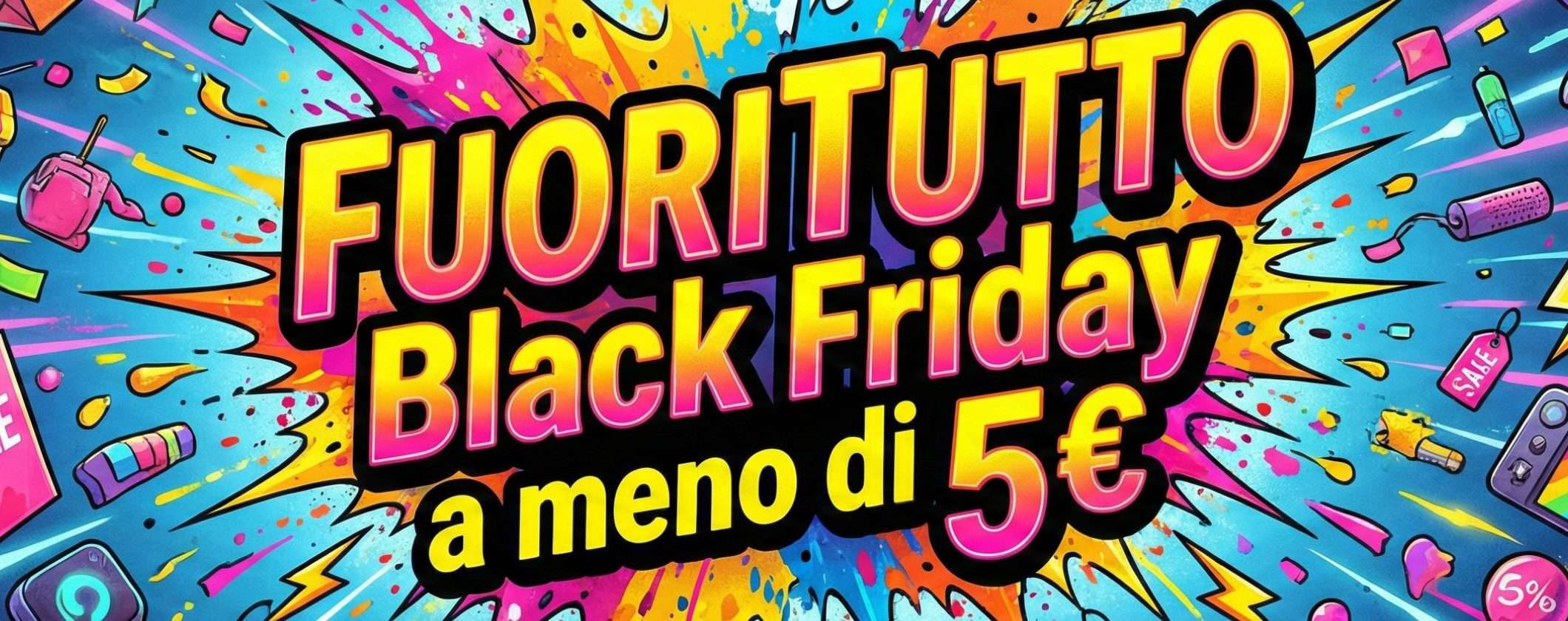 Settimana Black Friday Amazon, BOMBETTE a mini prezzo: occasioni a meno di 5€