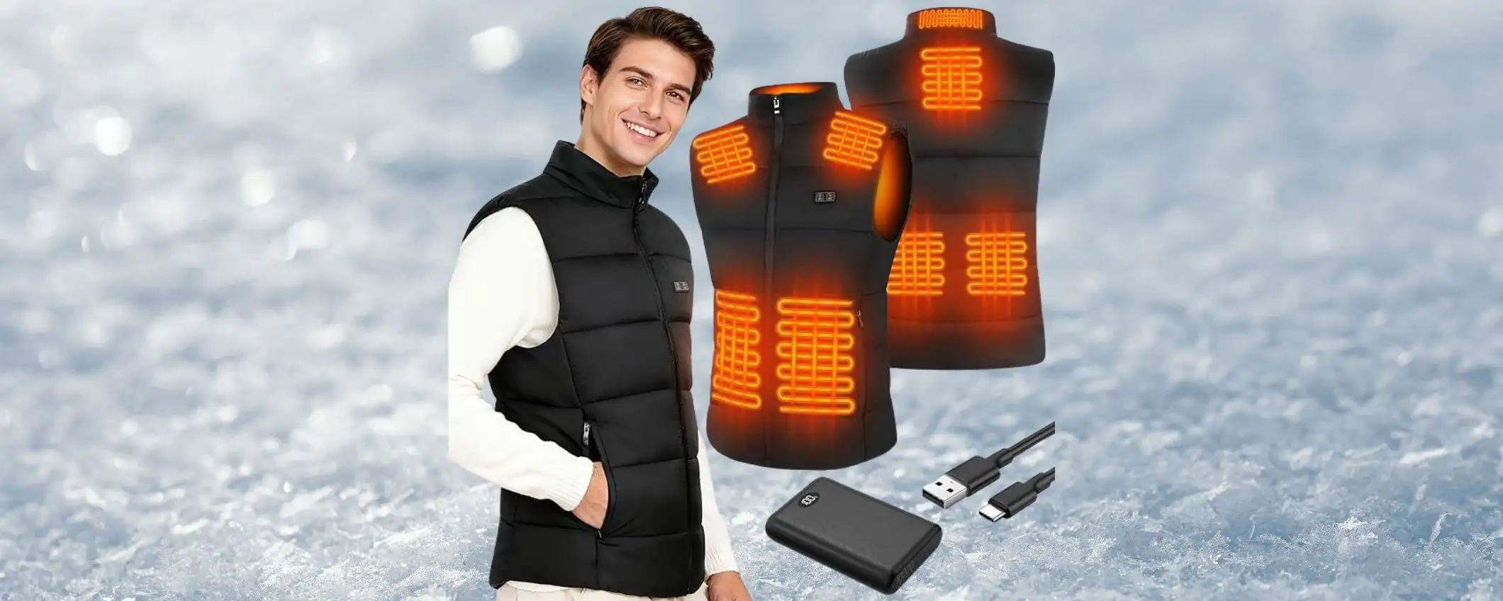 Gilet riscaldato in DOPPIO SCONTO AMAZON: lo prendi ora e salvi l’inverno