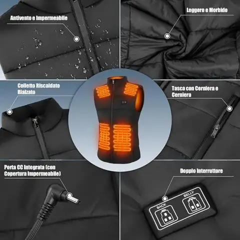 Gilet riscaldato