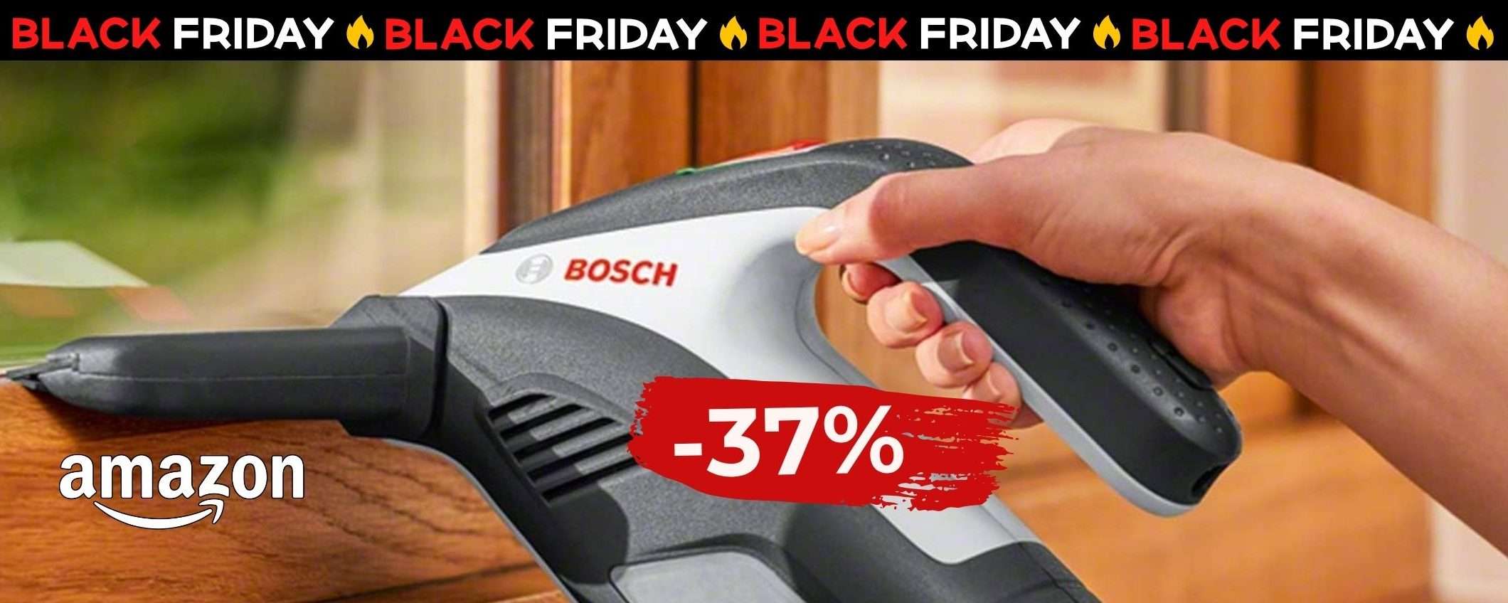 Lavavetri aspiragocce Bosch in MAXI SCONTO Black Friday: vetri perfetti in metà del tempo