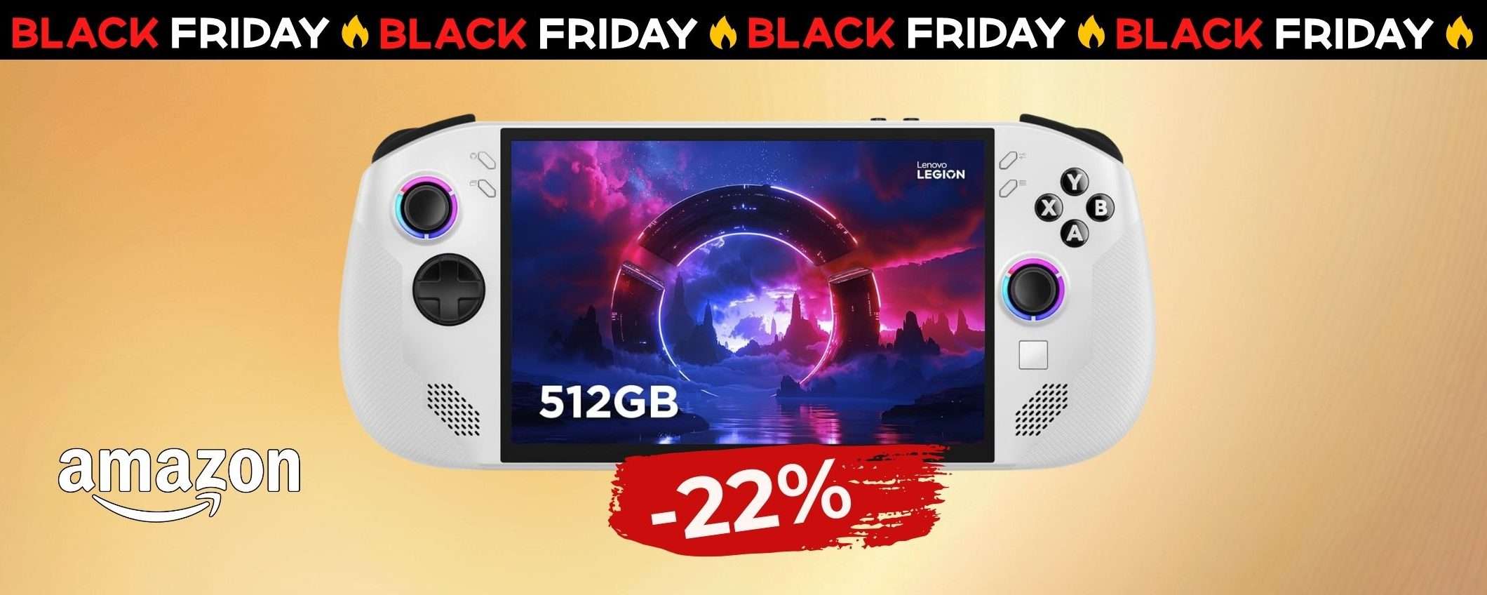 Lenovo Legion Go S in offerta Black Friday e puoi anche pagarla a rate