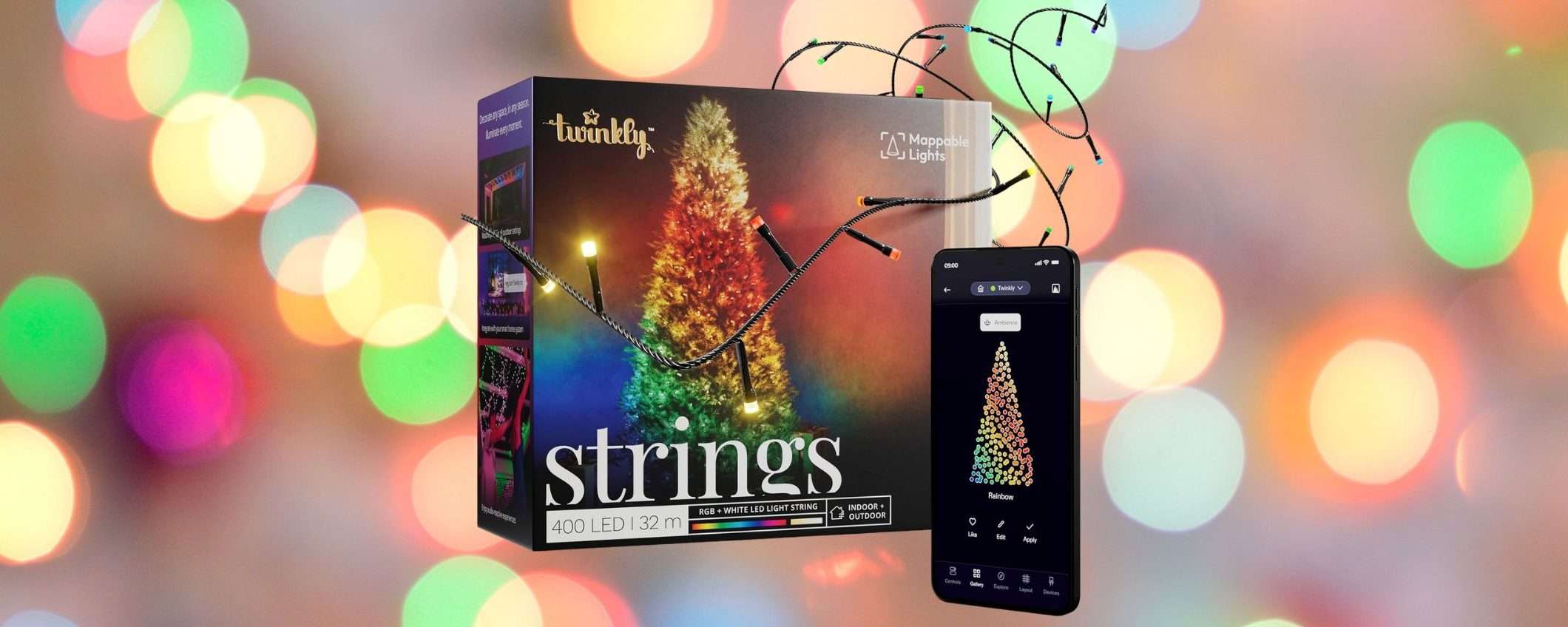 Il tuo Albero di Natale diventa smart: le luci Twinkly (400 LED, Mappabili) crollano a 79€ (-39%)