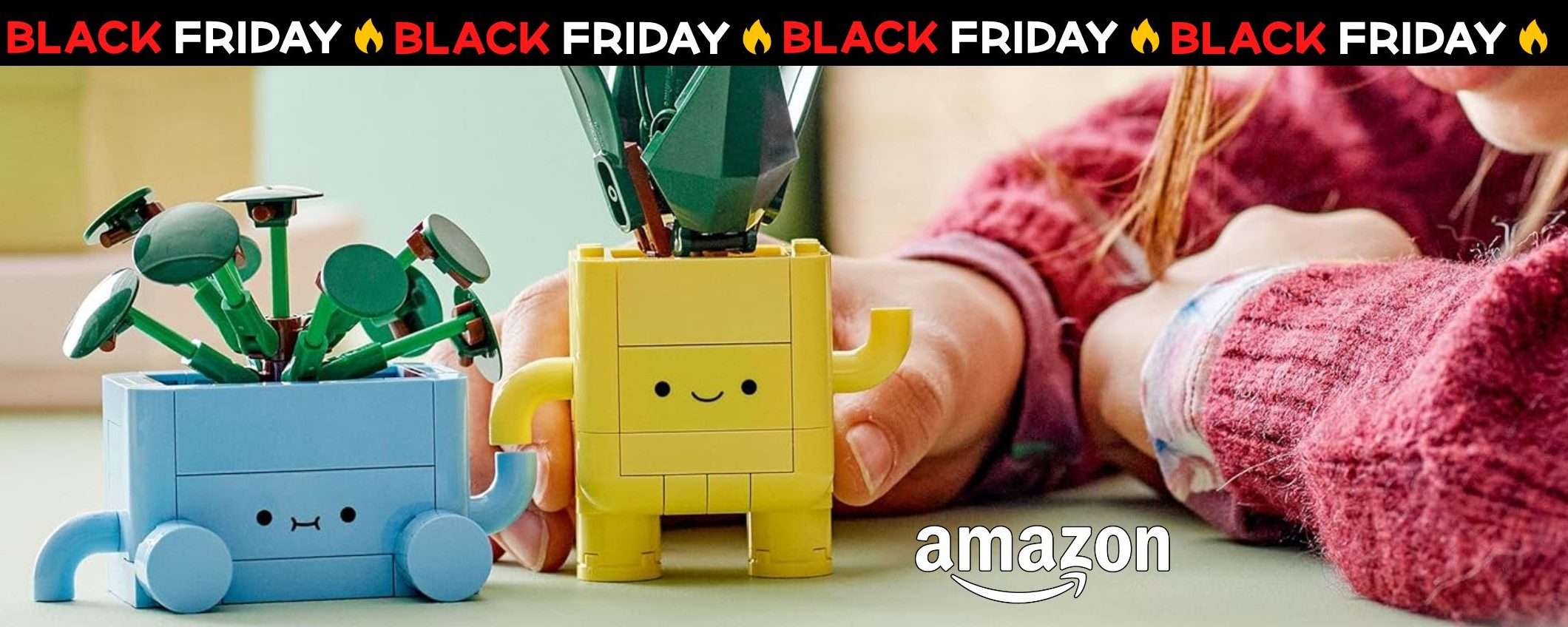 LEGO Piantine Felici: il set in SCONTO RECORD a meno di 10€ su Amazon