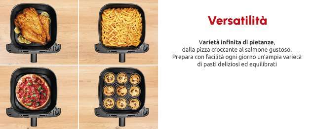 Ricette friggitrice ad aria Moulinex