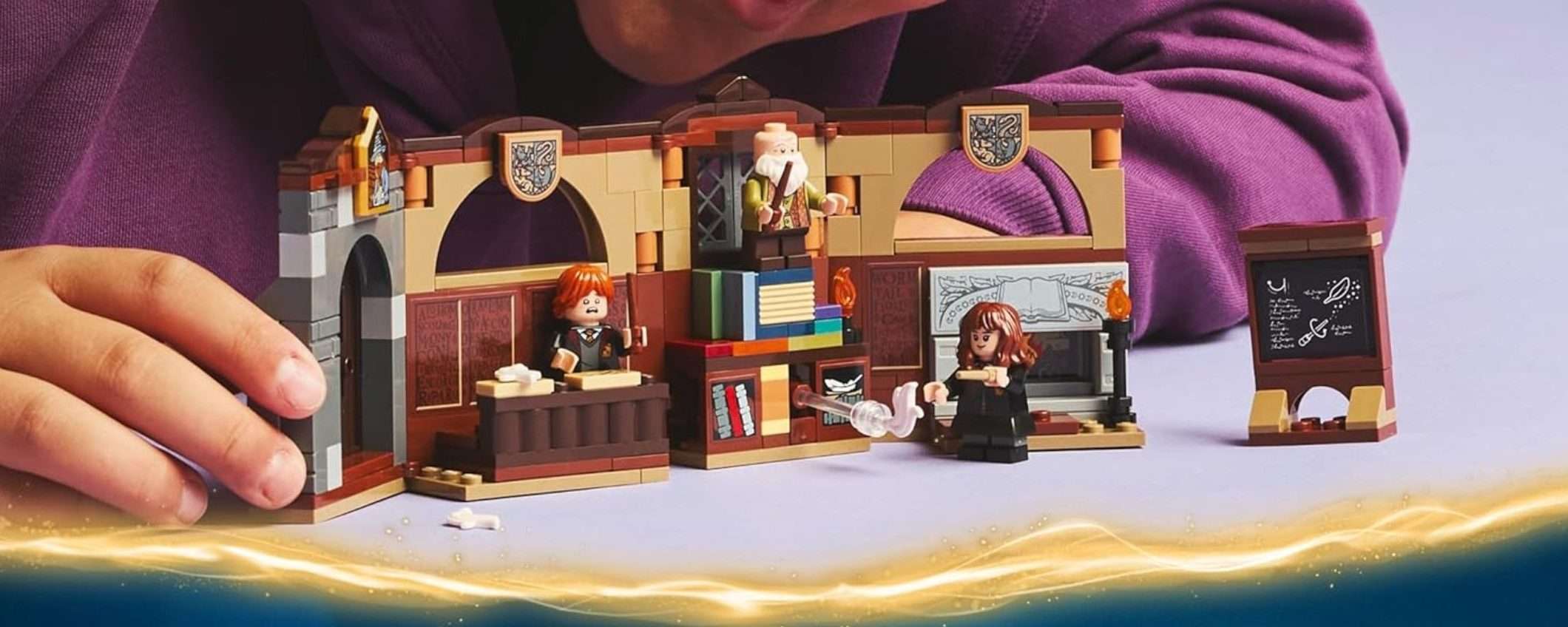 Il set LEGO Harry Potter Lezione di Incantesimi scende a 14,99€: il pensierino perfetto che costa poco