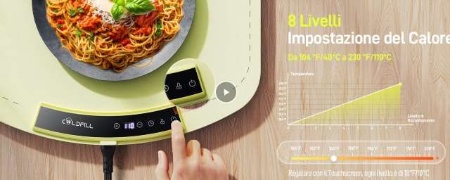 Tappetino scaldavivande