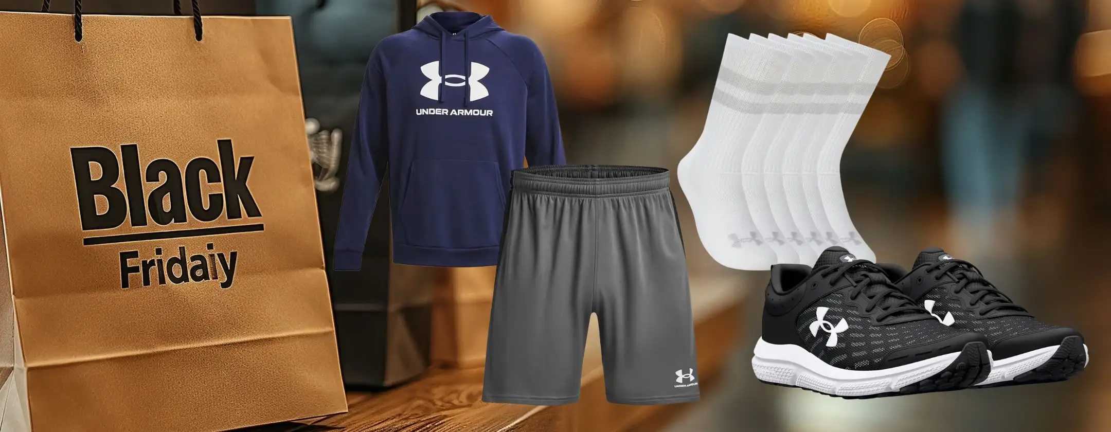 Under Armour da 6,95€ su Amazon: promo da SVENDITA SHOCK al Black Friday