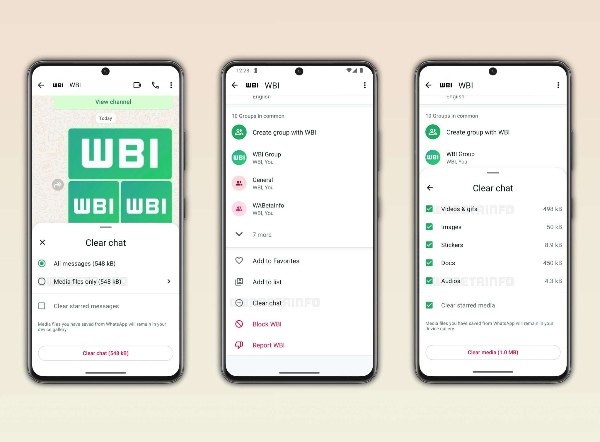 cancellare messaggi whatsapp dal server