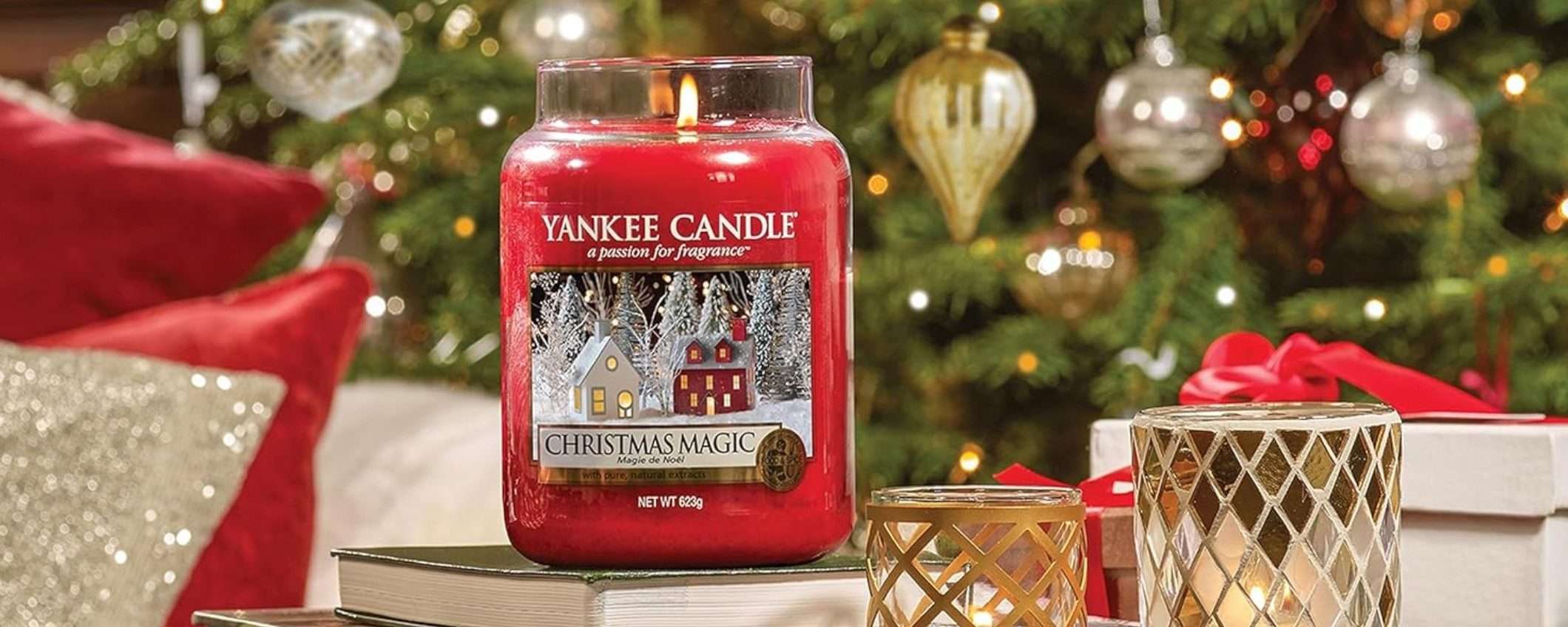 Voglia di atmosfera natalizia? La Yankee Candle di Natale in Giara Grande in sconto a 19,99€ (-43%)