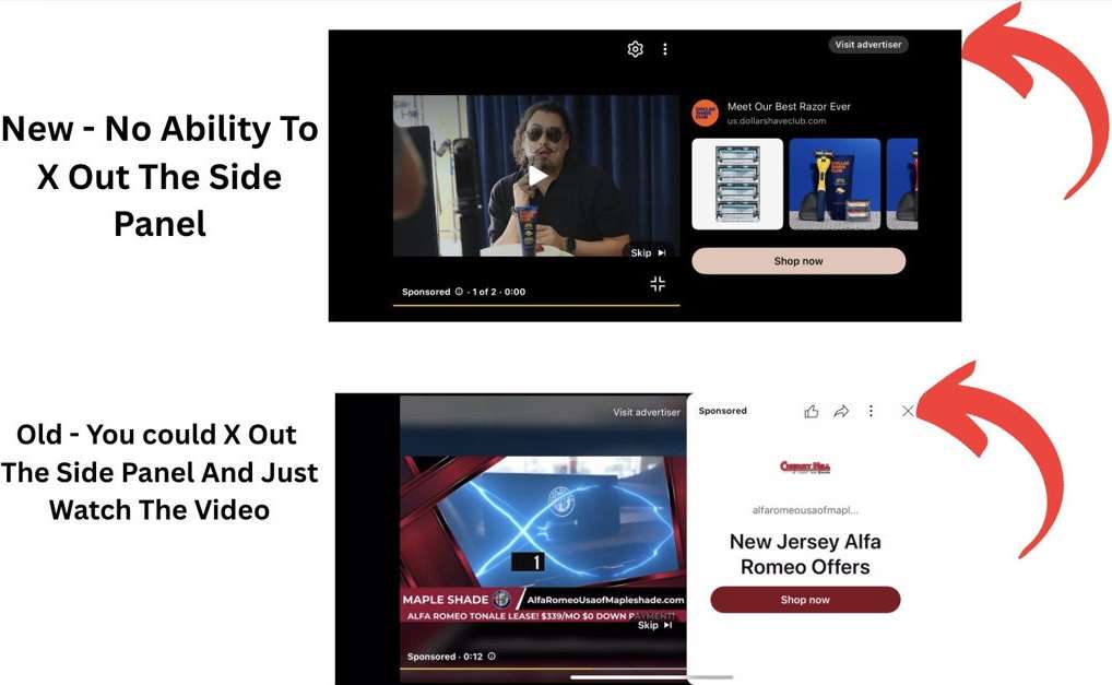 annunci non saltabili youtube