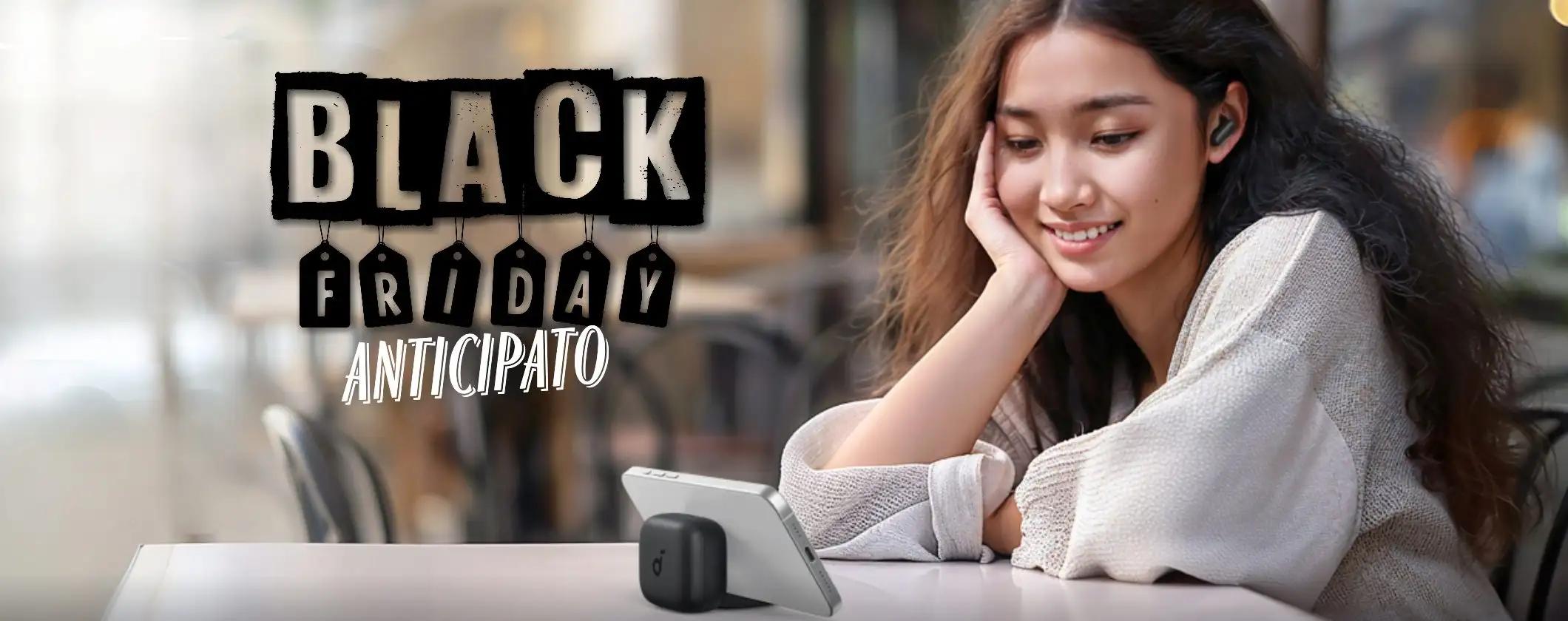 Audio da urlo sotto i 30€: Auricolari Soundcore P30i in offerta Amazon per il Black Friday Anticipato