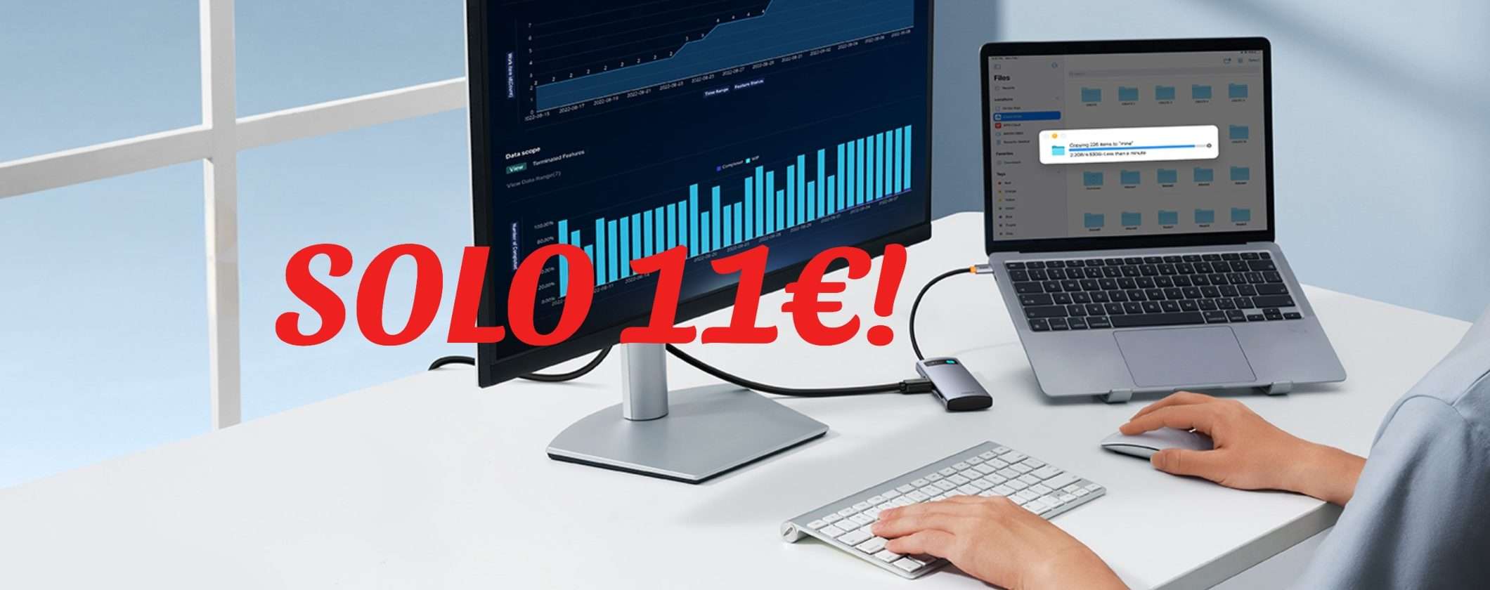 Baseus Hub USB C 7 in 1: la soluzione definitiva a soli 11€