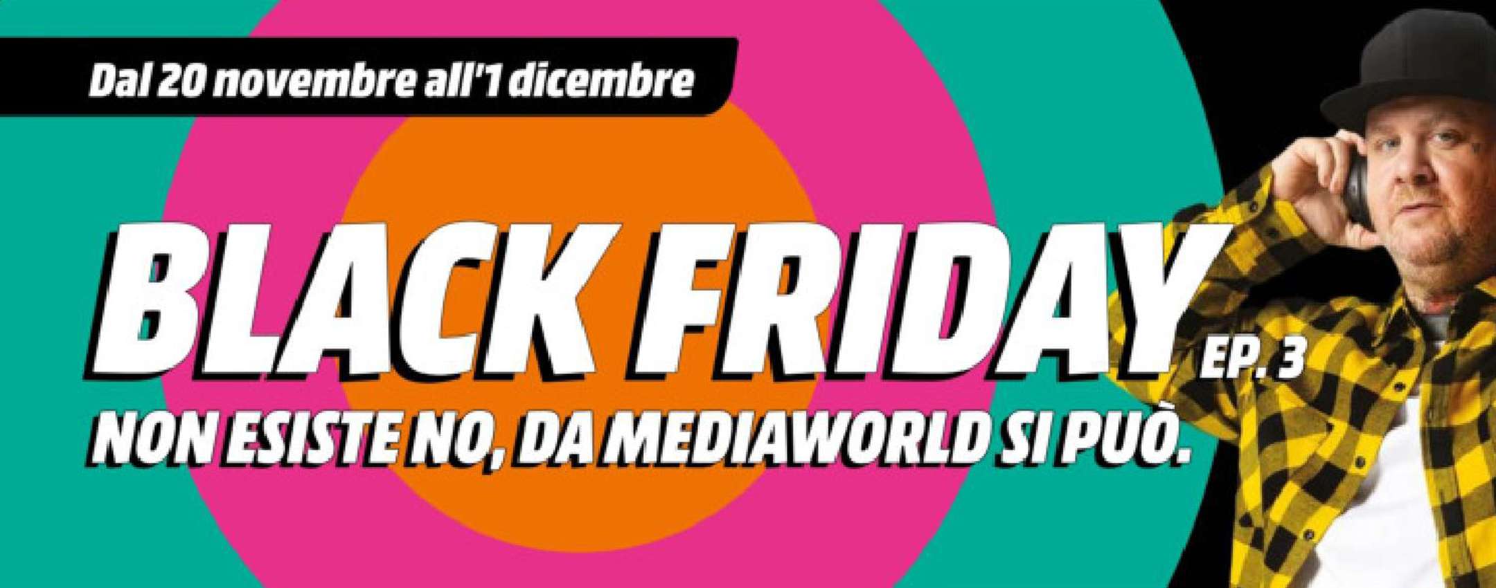 Volantino MediaWorld, piovono sconti in occasione del Black Friday