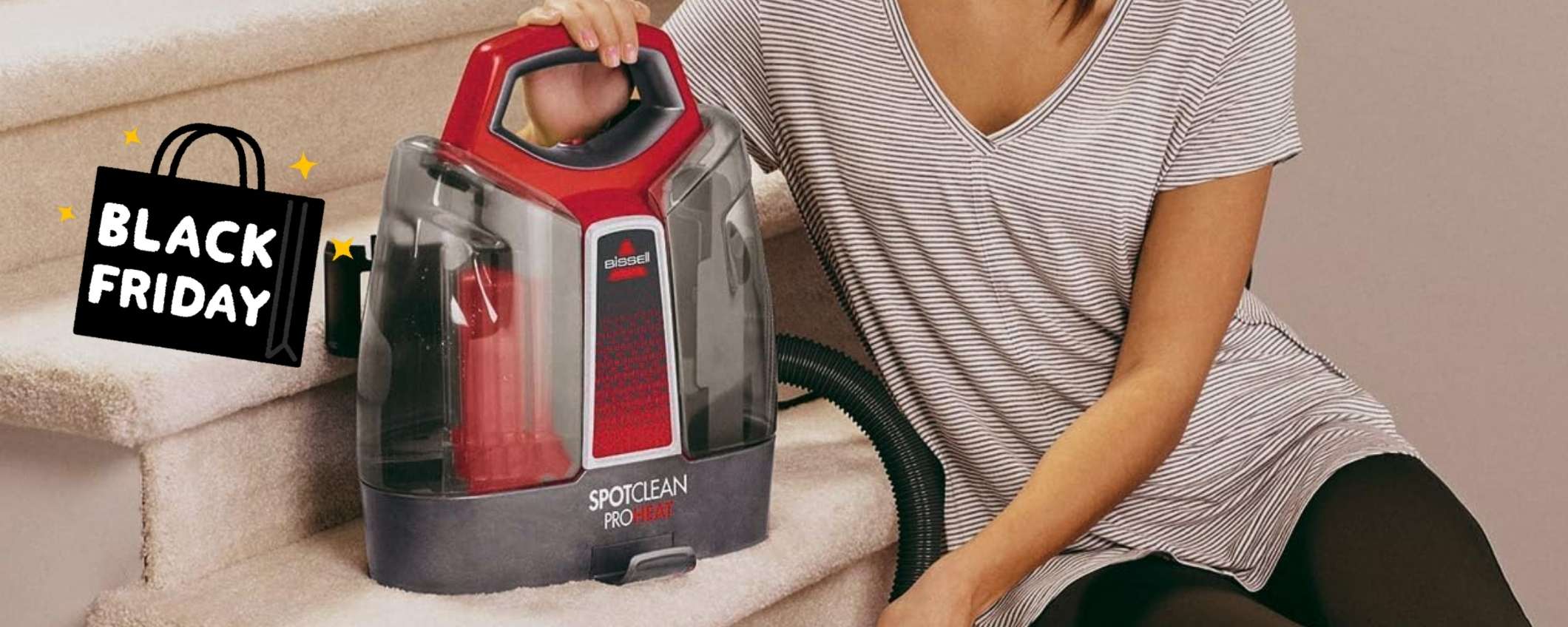 Pulizie profonde di tappeti, divani e materassi con BISSEL: occasione Amazon