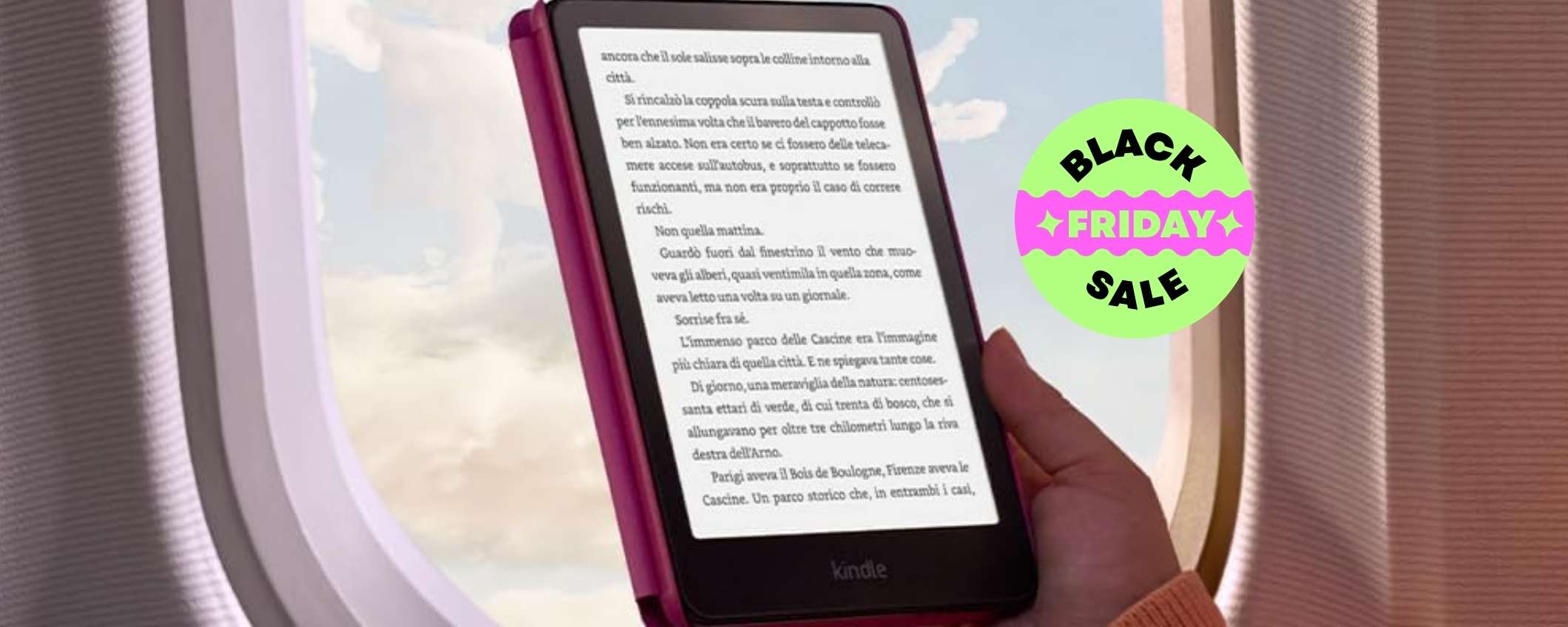 Con Kindle Paperwhite letture SENZA STOP a prezzo regalo (Black Friday)