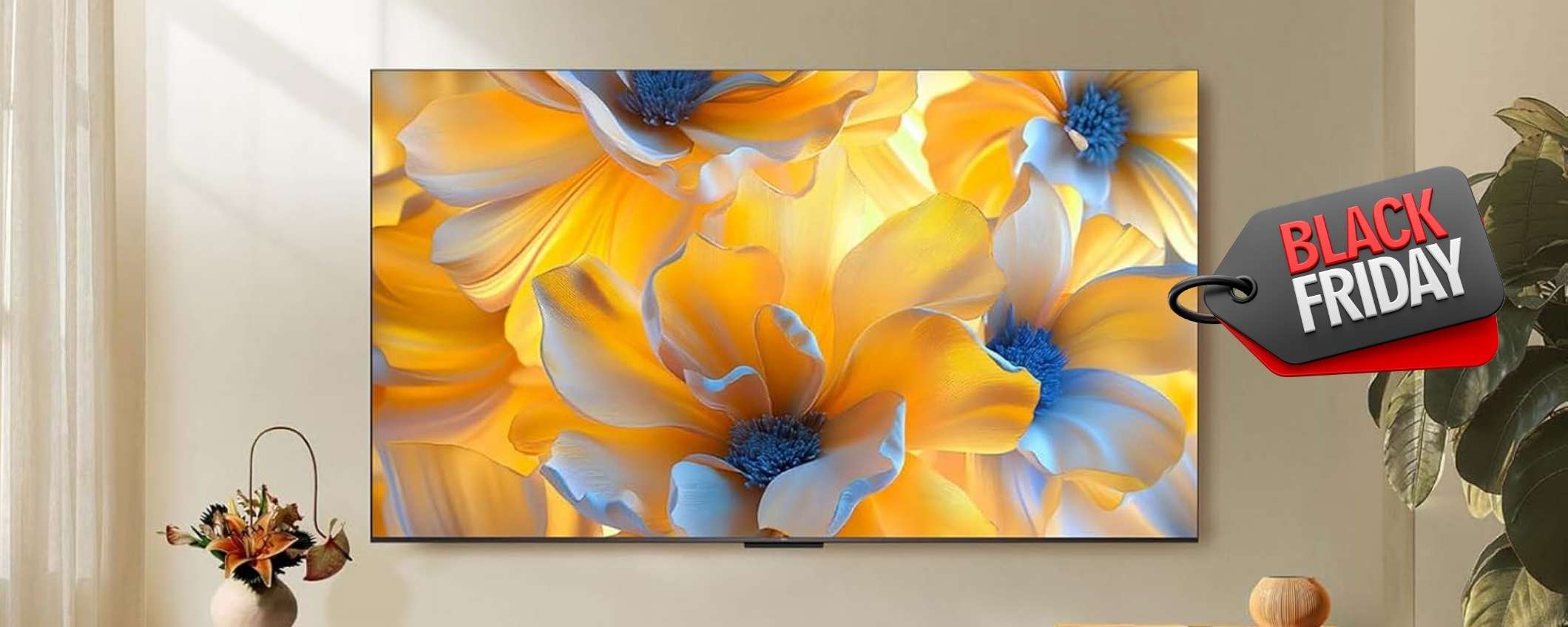 Smart TV TCL, altro che cinema: visione in 4K su 65 pollici di magia (-16%)