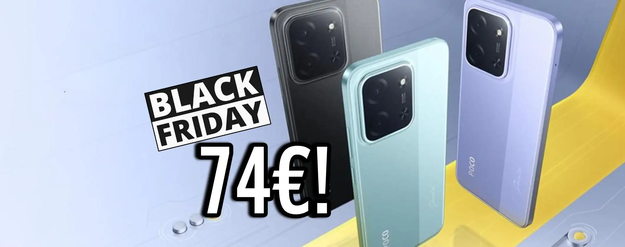 Black Friday Amazon: Xiaomi POCO C85 a 74€ fino a esaurimento scorte