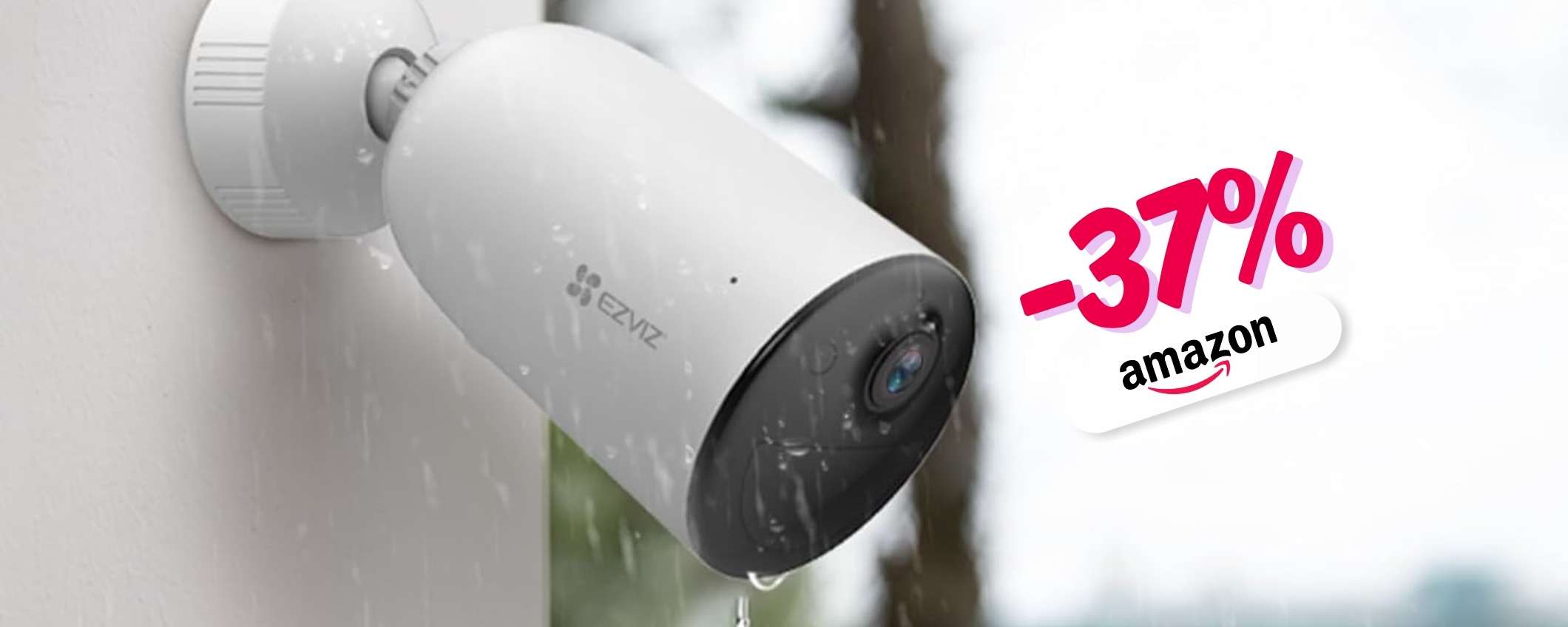 Telecamera WiFi da esterno? Questa è senza fili, 2K e con ZERO spese