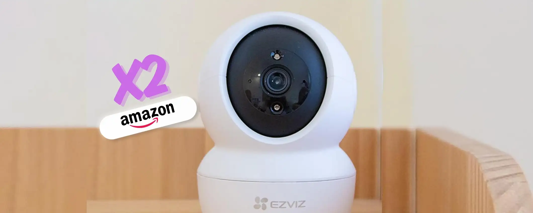 Doppietta di sicurezza con le Telecamere WiFi Interno 4in1, soli 39€