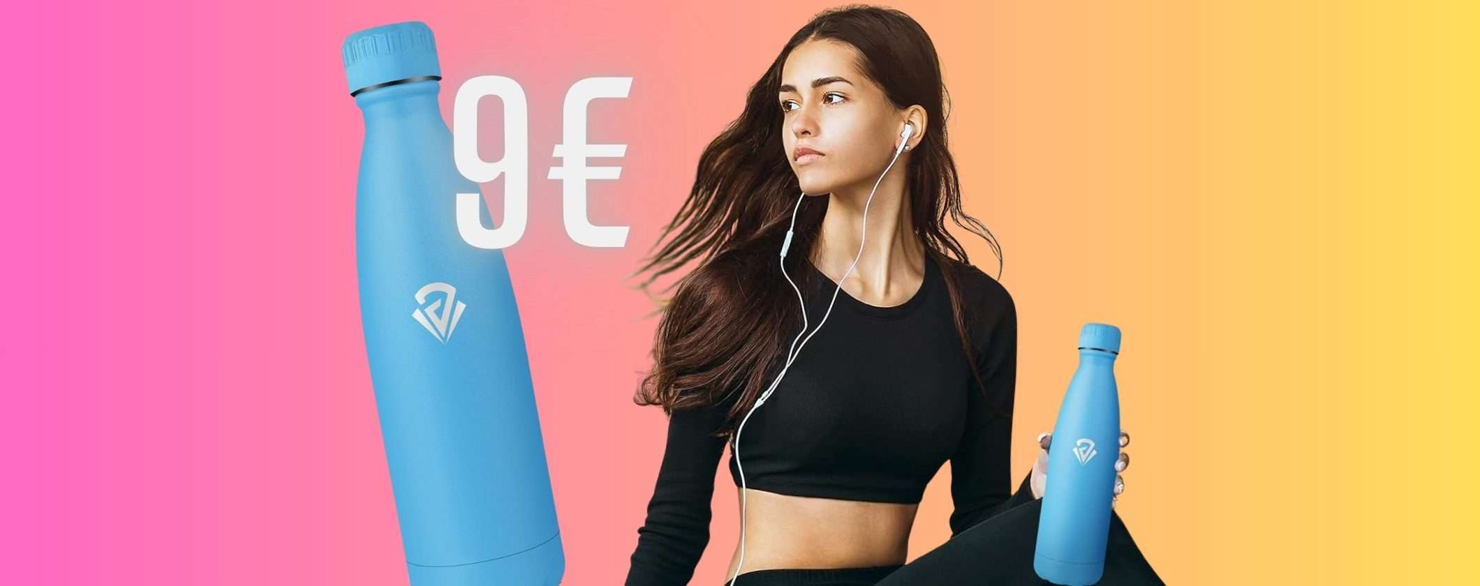 Borraccia termica da 500ml a soli 9€: bevande calde o fredde per tutto il giorno