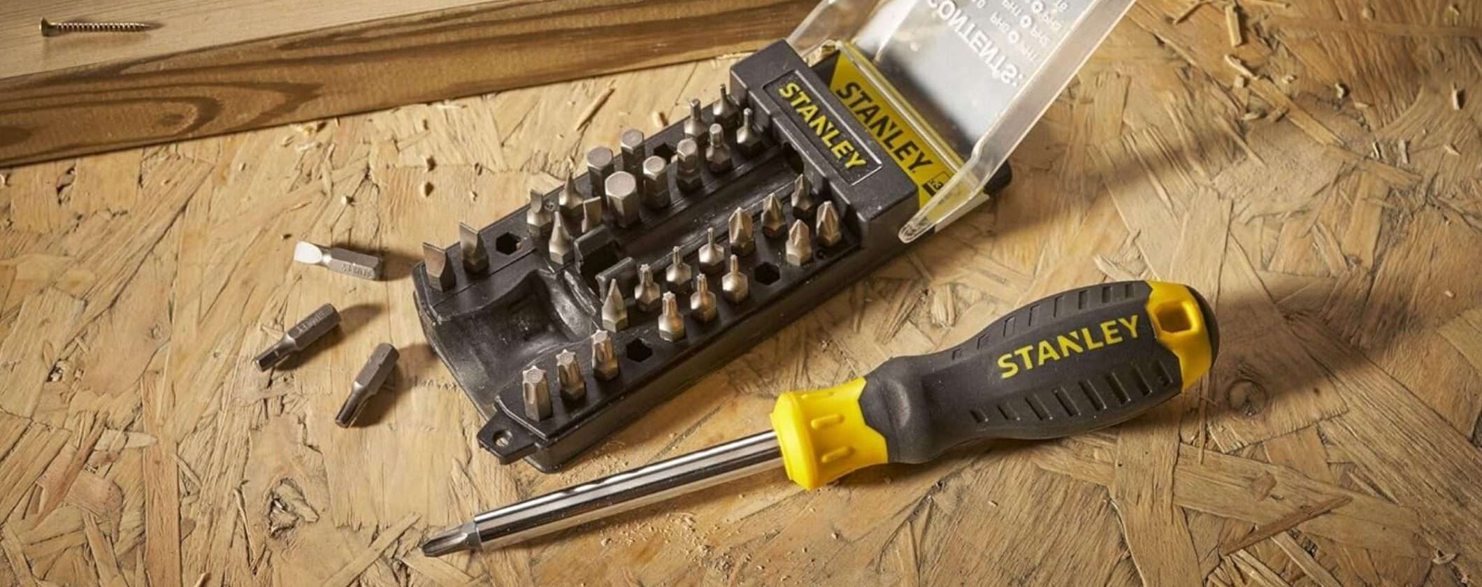Cacciavite Stanley Multibit 34 inserti a soli 7€ su Amazon