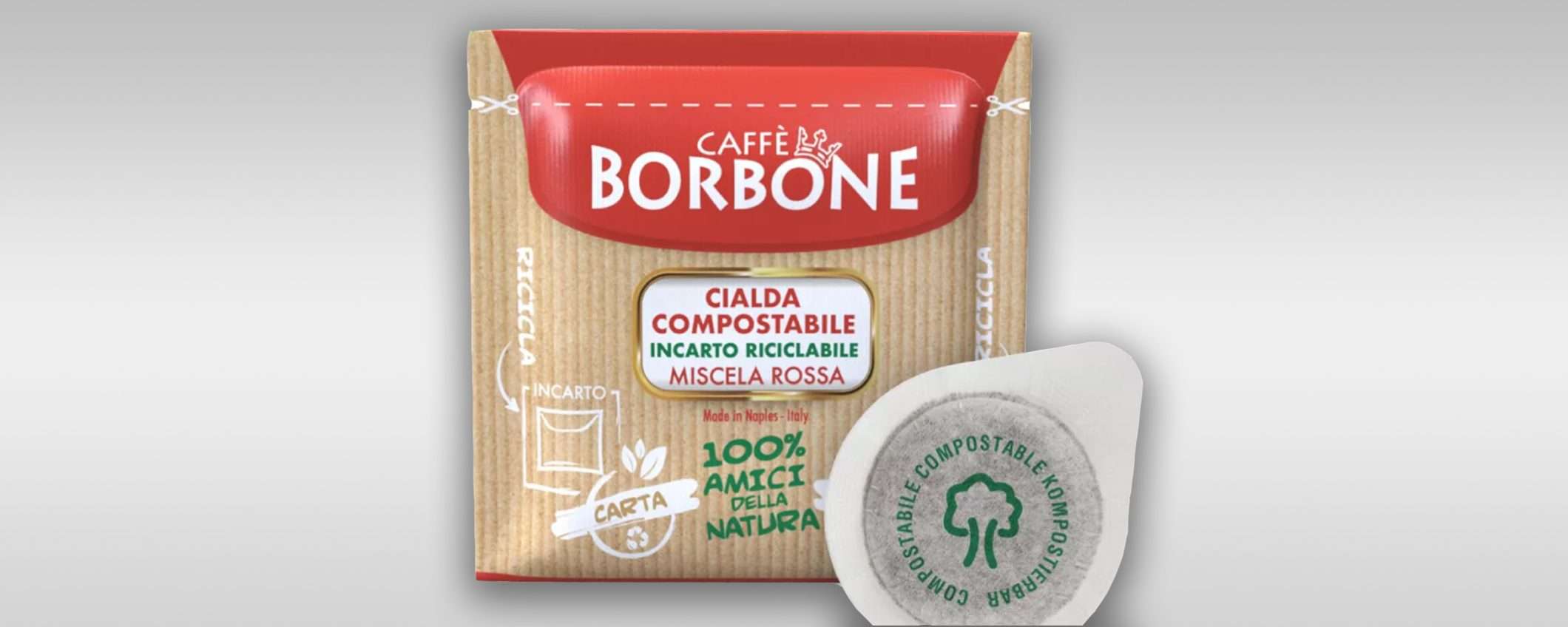 Una cialda ti costa solo 14 centesimi: la scorta da 300 Caffè Borbone a prezzo super