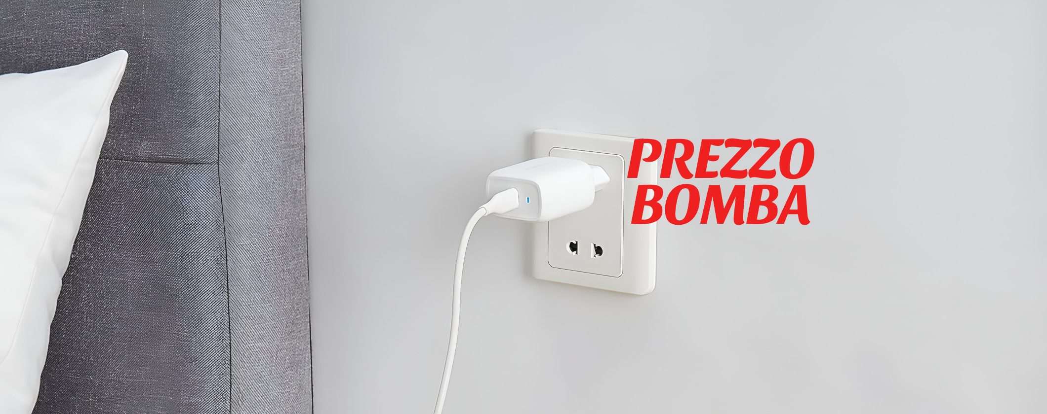 Caricabatterie USB-C Amazon Basic 30W GaN a soli 8€ è FOLLIA PURA