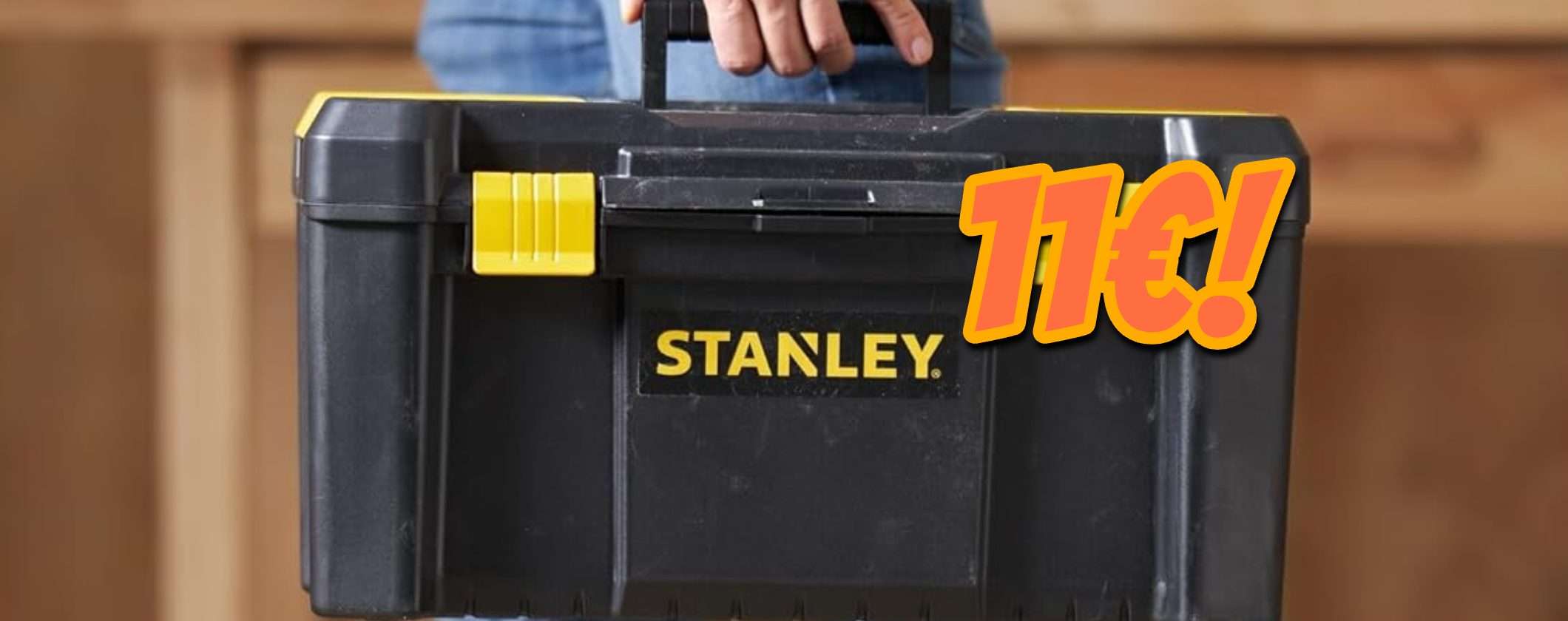 SUPER AFFARE: Cassetta Porta Utensili STANLEY a soli 13€ su Amazon