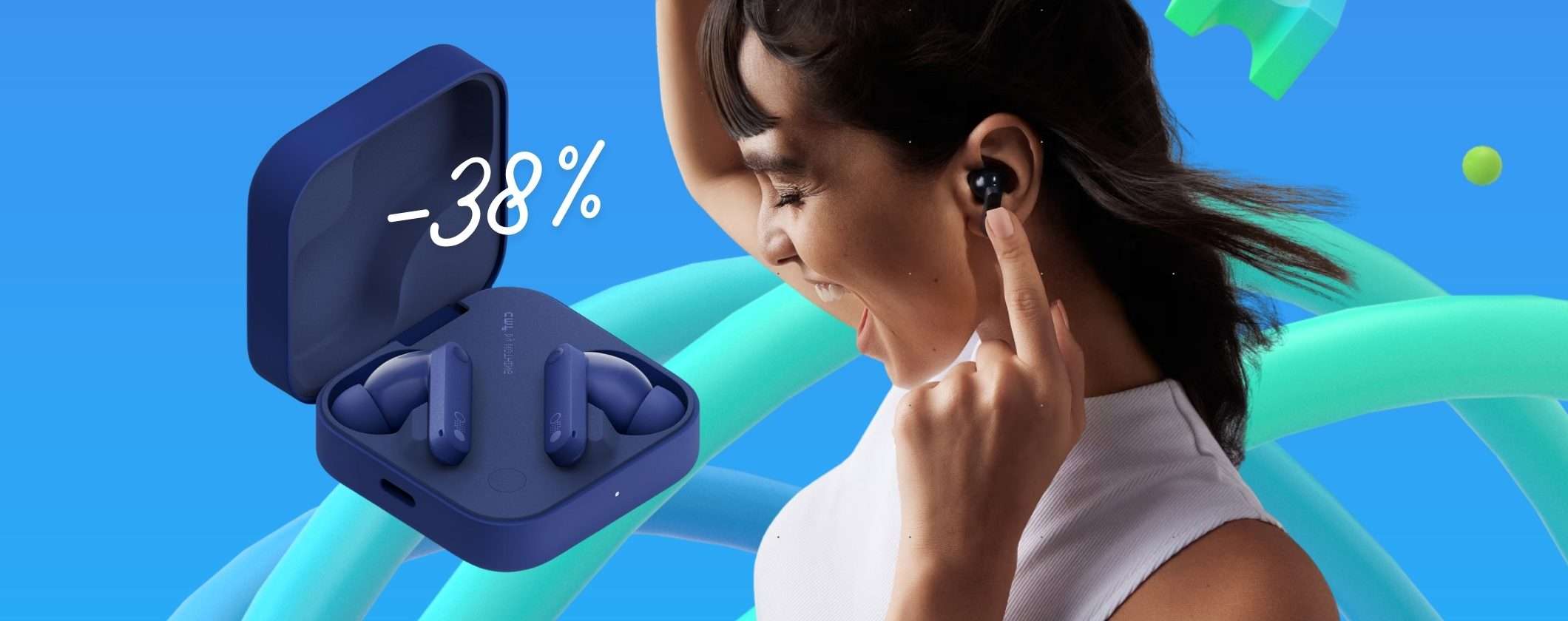 CMF Buds Pro 2 crollano al Black Friday Amazon 2025 ed è minimo storico