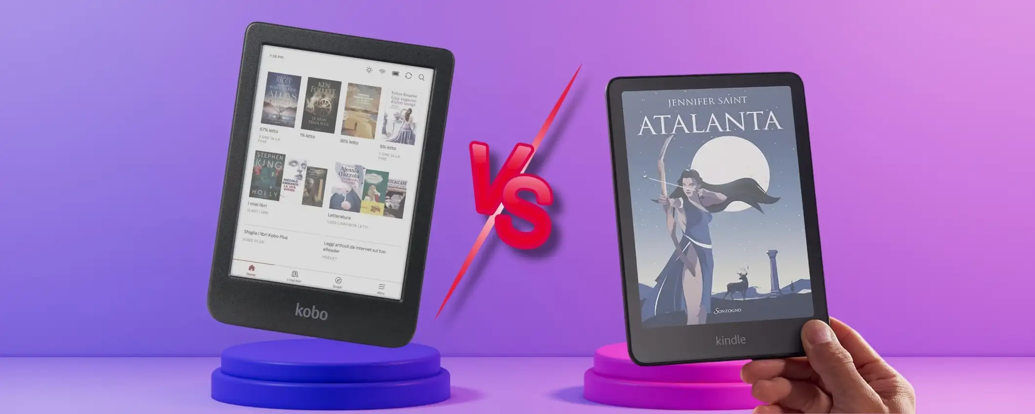 Kobo Clara Colour vs Kindle Colorsoft: quale acquistare in sconto