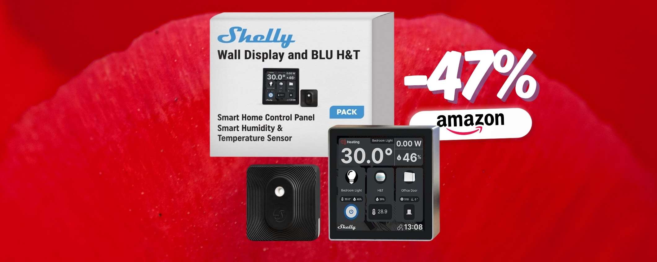 Shelly Wall Display, il pannello di controllo per la smart home (-47%)
