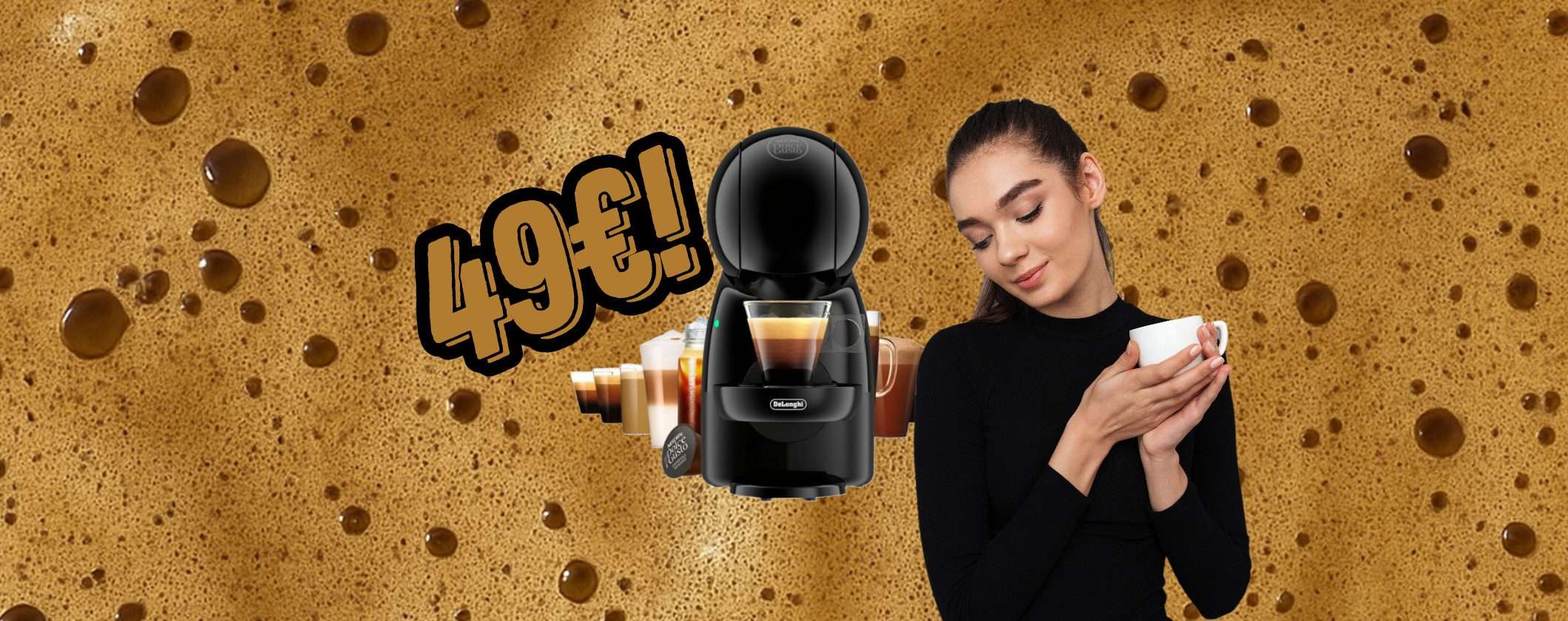 De’Longhi Piccolo Xs la macchina per un caffè espresso bar a soli 49€
