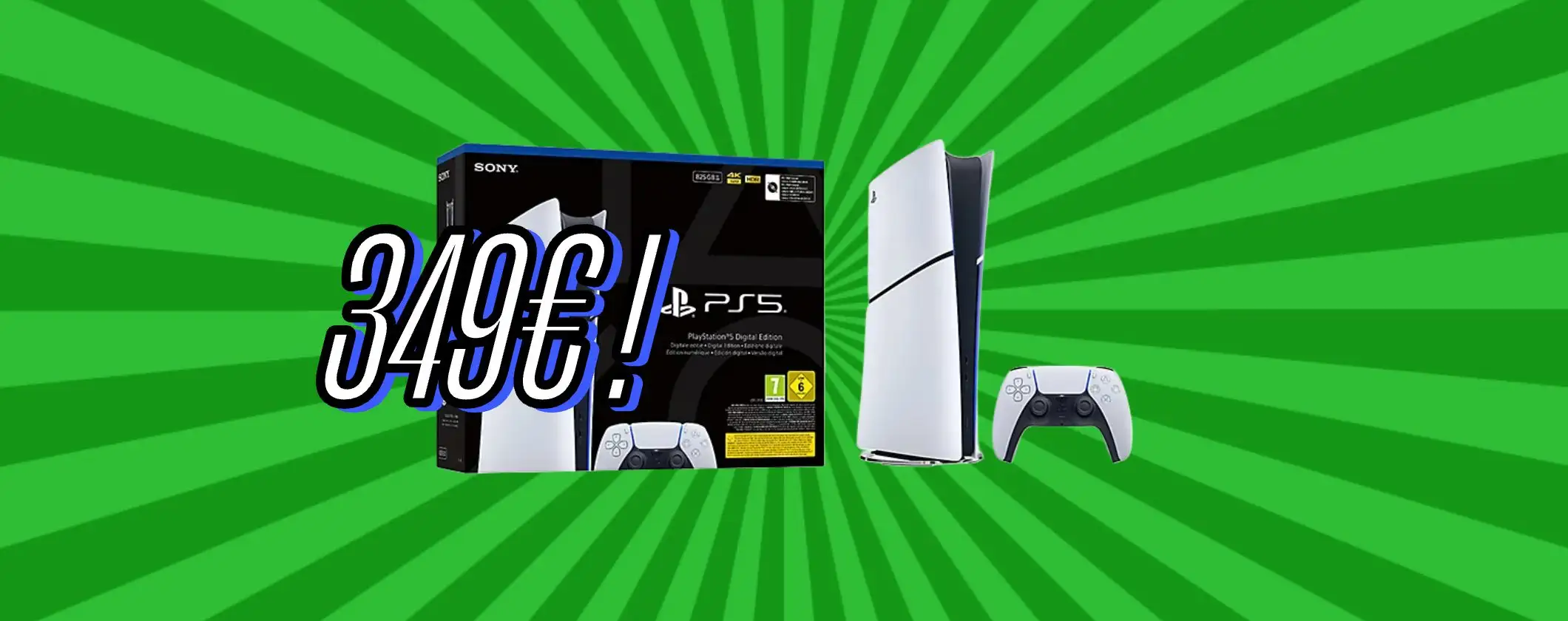 Divertimento assicurato con la PlayStation 5 Digitale a soli 349€ al Black Friday Amazon