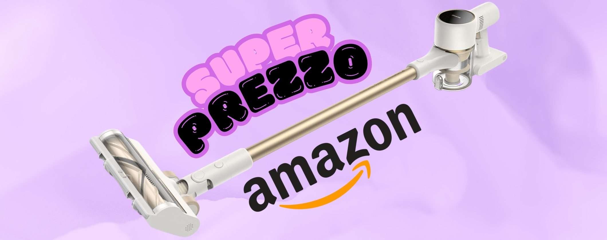 DREAME R10: scopa elettrica con accessori e 60 min di autonomia a prezzo shock