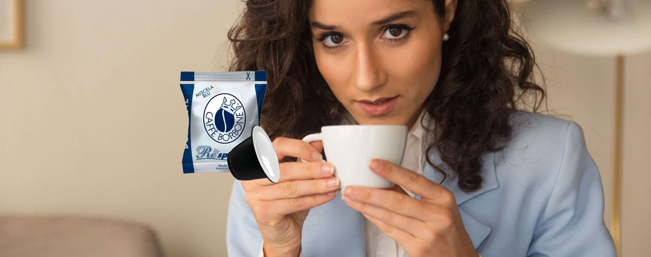 Espresso Bar a casa con le Capsule Caffè Borbone Nespresso Blu a 0,19€