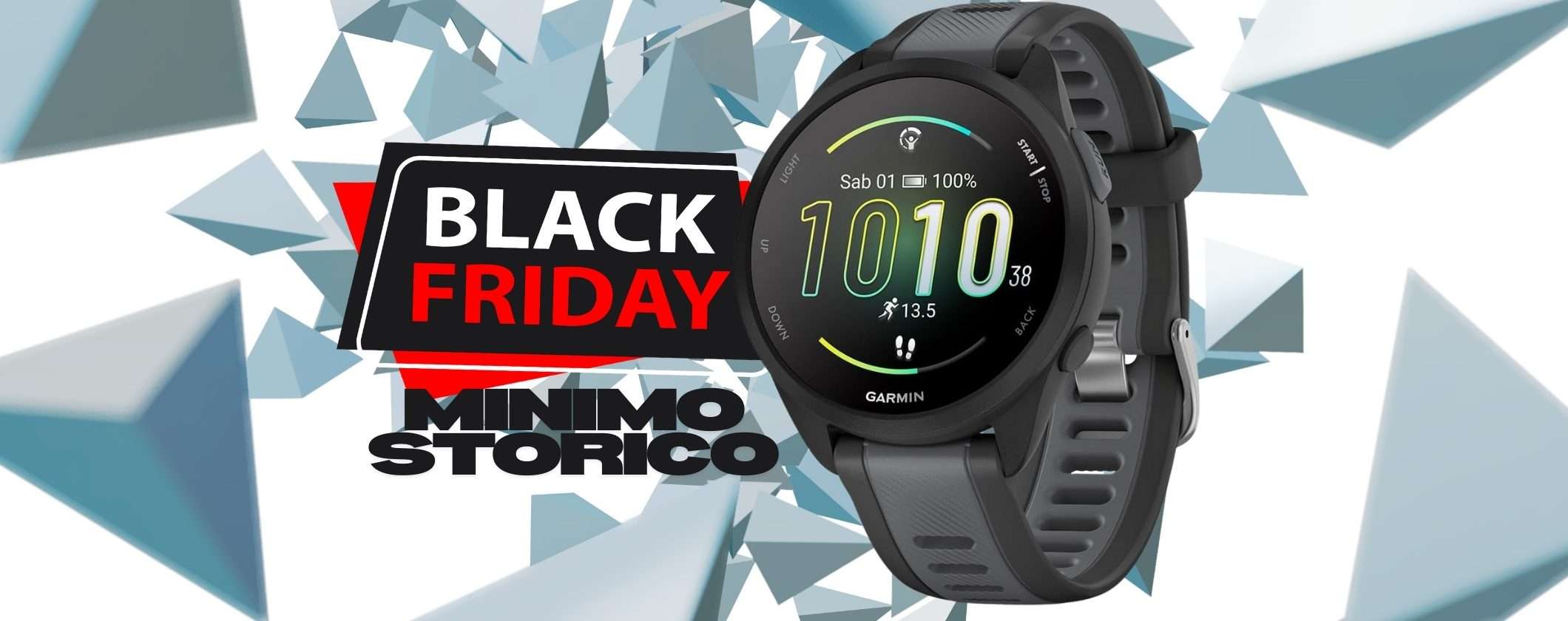 Garmin Forerunner 165: lo smartwatch per gli amanti della corsa al minimo storico