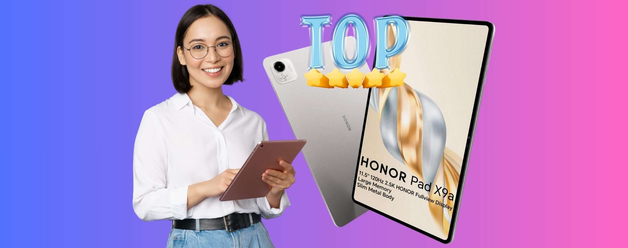 HONOR Pad X9a è senza dubbio il miglior entry level (159€)