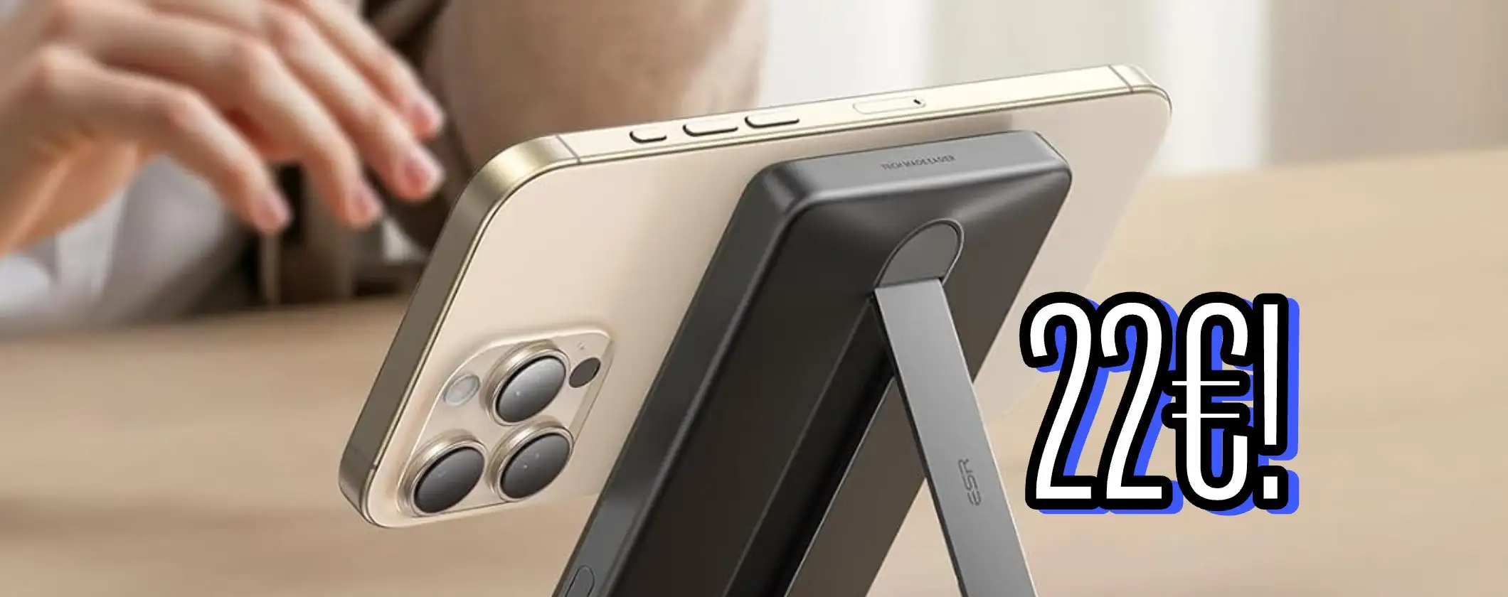 Powerbank Kickstand MagSafe ESR a PREZZO REGALO con il Black Friday Anticipato di Amazon