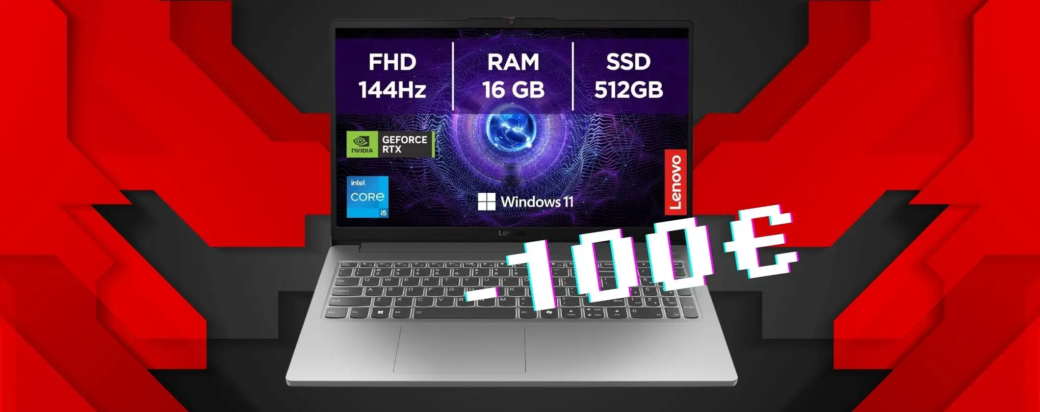 Lenovo LOQ da Gaming con Intel Core i5 12450HX e GeForce RTX 4050