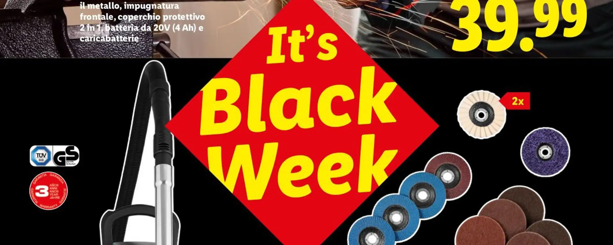 Volantino Lidl Parkside, il Black Friday è arrivato: le migliori offerte per il fai da te